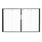 Brownline 2027 CoilPro Weekly Planner with Hard Lizard-Like Cover - 11" x 8-1/2" - Black-100% post-consumer recycled paper