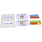 Educational Advantage Connecting Number Rods Work Cards Set-20 cards with questions on one side and answer on reverse side.