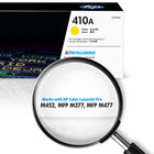 HP 410A (CF412A) Yellow Original LaserJet Toner Cartridge-Original HP toner cartridges produce an average of 71% more usable pages than non-HP cartridges