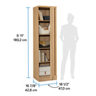 Sauder Merton Hall Storage Cabinet - Harmony Ash-8