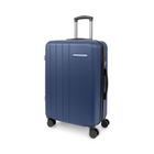 Bugatti Bordeaux Hardside Spinner Luggage - 26" - Navy-Made of ABS/PC