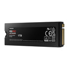 Samsung 990 PRO with Heatsink 1 TB PCIe 4.0 NVMe M.2 SSD - Black-AES 256-bit hardware encryption