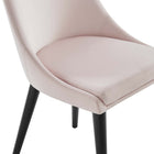 Modway Viscount Performance Velvet Dining Chair - Pink-9