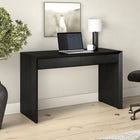 Hudson&Canal Pembroke 48'' Desk - Black Grain-Finished in a wood-look black grain finish