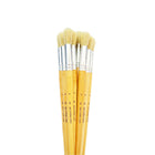 DBLG Imports Eterna #582 Long Handle Round Poster Brush - Size 12 - 12 Pack-Long varnished wooden handle