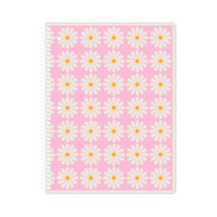 Gartner Studios Spiral Notebook - 8" x 10.5" - 80 Sheets - Daisy-Special Features: three hole design compatible with most standard 3 ring binders