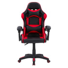 CorLiving Ravagers Gaming Chair - Black/Red-Black and red racing stripe detail