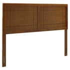 Modway Archie Wood Full Headboard - Walnut-Full Wood Headboard