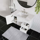 Modway Vitality 36" Bathroom Vanity - White-Wall-Mount Design