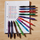 Paper Mate Profile Retractable Ballpoint Pens – 1.4 mm – Black – 4 Pack-Convenient retractable design and colour-matching barrels