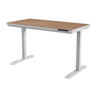 TygerClaw Electric Standing Desk with Wireless Charging-Power up your compatible phone effortlessly by simply placing it on the marked area of the desk