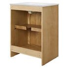 Modway Appia 24" Bathroom Vanity - Oak/White-Adjustable Shelf