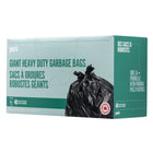 Perk Giant Garbage Bags - 35" x 48" - Black - 40 Pack-Reliable choice for the household or office trash