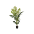 Monarch Specialties 57" Artificial Indoor Palm Tree - Floor - Black Pot-Add a tropical burst of greenery to any floor of your home or office with this 57" tall artificial indoor palm tree in a 5" black pot