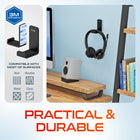 Delton 30X Wireless Noise Canceling Bluetooth Stereo Computer Headset with USB Dongle & Headset Hook - Black-Our bluetooth headphones are easy to set up, allowing for quick and effortless connection to devices without complicated procedures.