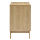 Modway Soma 3-Drawer Dresser - Oak-Full-Extension Drawer