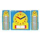 Learning Resources Write & Wipe Clocks Classroom Set, 1 Demonstration Clock, 24 Student Clocks -Subject: Math