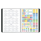 Blueline 14 Months Monthly Academic Planner - July to August - 11" H x 8 1/2" W - Assorted Colours - English-To-do lists