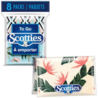 Scotties To Go 3-Ply Prem Facial Tissue - 8 Pack-3-ply sheets