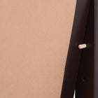 HOMCOM Full Length Mirror Free - 18.5" W x 58.25" H - Brown-Colour: Dark Brown 