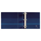 Avery Heavy Duty Binder, 4" Sized One Touch Locking D Rings, Navy, (79970)-PVC Free polypropylene, linen pattern