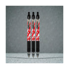 Zebra Z-Grip Soccer Design Ballpoint Pens Retractable - 1.0mm - Black - 3 Pack-1.0mm Medium Point size
