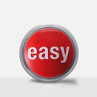 Centon Staples Easy Button USB Flash Drive - USB 3.2 Gen1 - 32G - Red-Fun Staples Easy Button shape with removable cap