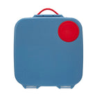 b.box - Lunchbox - Blue Blaze-Unique flexi fruit holder fits a whole apple or banana – no need to slice or compromise