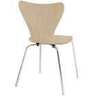Modway Ernie Dining Side Chair - Natural-Weight Capacity 331 lbs.