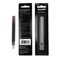 Gry Mattr Gel Pen Refill - Blue - 2 Pack-Blue Ink