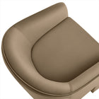 Modway Greer Performance Velvet Upholstered Accent Armchair - Taupe-8