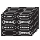 Ashley Productions Die-Cut Chalkboard Days of the Week Magnets - 8 Per Pack - 6 Pack-Magnetic products are great for organization and decoration