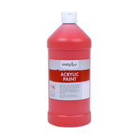 Handy Art Acrylic Paint - Brite Red - 946 mL.-High quality, economical classroom acrylic
