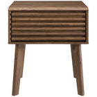 Modway Render End Table - Walnut-Assembly Required