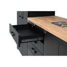 Cat Fully-Welded Garage Storage Cabinetry 7-Piece Set with 2 Locker, 2 Wall, 1 Base, and 1 Tool Cabinet, and 56" Worktop-Wall Cabinets Enhance Accessibility
