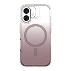 AXS Crystal Shield D3O Case Made with Recycled Materials Magsafe Compatible for Apple iPhone 16 - Nude Gradient-Anti-UV material offers a crystal clear design displaying the original design of your phone