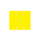 Garvey Yellow (102U) Blank Labels Compatible with Avery Dennison 216 and Sato PB-2 Labelers - 15000 Labels-Two-line Garvey blank yellow labels; 8 characters over 8 character
