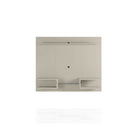Manhattan Comfort Plaza 64.25" Modern Floating Entertainment Center - Off White-Wall Mounted Theater Center and Panel for Living Room and Bedroom Use