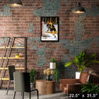 Bobby Orr Bruins Action - Framed Canvas - 22" x 31"-Officially licensed by the NHL and NHLPA
