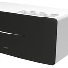 Edifier D12 Integrated Bluetooth Desktop Stereo Speaker - White-Quality wooden enclosure minimizes acoustic resonance and outputs a rich and warm sound