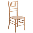 Flash Furniture HERCULES Series Natural Wood Chiavari Chair-1100 lb. Weight Capacity
