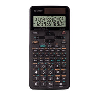 Sharp EL520XTBK 420 Functions 12-Digit Scientific Calculator - Black -Performs 419 functions, 52 physical constants and 44 unit conversions to help you quickly work through a wide variety of problems
