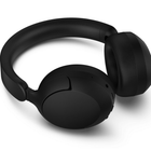Philips TAH6000 Over-Ear Headphones - Black-Long-Lasting Comfort - Soft PU leather ear cups and a soft adjustable headband give you a super-comfy fit. For the best acoustic seal and comfort, you can replace the memory-foam ear cushions if they wear down over time. You can also swap out the headphone's rechargeable lithium-ion battery when it reaches the end of its life.