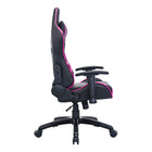 TygerClaw High Back Gaming Chair for Maximum Comfort - Pink-Armrests move up and down to fit your natural sitting position for relaxed shoulders and arms