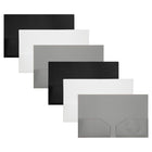 JAM Paper Heavy Duty Plastic Two-Pocket School Folders, Assorted, 6/Pack (383HBAasst)-These folders are perfect for helping you stay organized at school, the office, home, or on the go
