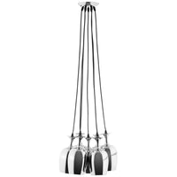 Modway Goodwill Metal Chandelier - Silver-Seven Polished Steel “Wine" Cups