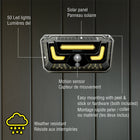 Bell + Howell Bionic Flood Light ASON TV 108 LED Solar Lights with Motion Sensor-Durable enough to withstand extreme weather conditions such as heavy rains, heat, and snows, you can use it in all season for any reason