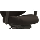 Staples ObusForme Professional Low Back Multi Tilter Office Chair - Petite Seat - Fusion Carbon Fabric - Black-Ratchet back height adjustment to raise or lower to position lumbar support in your lumbar area, reducing the likelihood of back pain