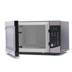 Commercial Chef 0.9 cu. ft. 900W Countertop Microwave - Black-Digital Control: Heat up food with this countertop microwave from just seconds up to 99 minutes with an easy-to-operate LED digital display with preset cooking menus, defrost, and other settings.