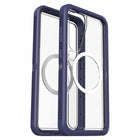 OtterBox Defender Pro XT Clear Magnets Case for Samsung Galaxy S25+ - Violet Thunder-Built-in magnets align perfectly for up to 15W of Fast Charge with Qi2 wireless chargers